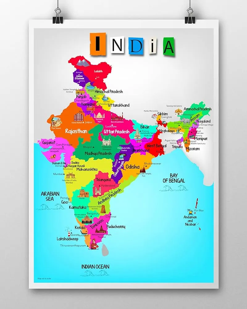 MAP OF INDIA